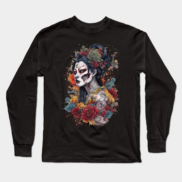 Cursed Poltergeist Long Sleeve T-Shirt by animegirlnft